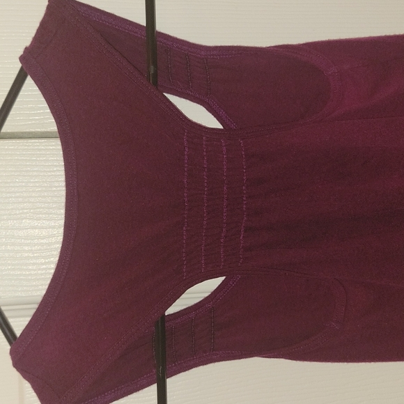 bebe Plum Racerback Rhinestone Tank Top - Picture 6 of 8